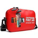 152 PCS Waterproof First Aid Kit, Small Medical Outdoor Boat Safety Dry Bag
