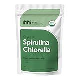 Micro Ingredients Organic Spirulina Chlorella Tablets, 720 Count | 4 Month Supply | 50/50 Algae Blend | Broken Cell Wall | Non-GMO, Filler Free