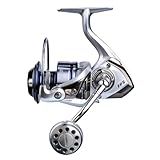 Accuretta Saltwater Spinning Reel,13+1BB Ultra Smooth Saltwater Fishing Reels,Powerful Carbon Drag,CNC Aluminum Spool & Handle