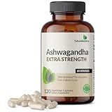 Futurebiotics Ashwagandha Extra Strength Stress & Mood Support with BioPerine - Non GMO Formula, 120 Vegetarian Capsules