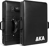AKABIKE Blocking Shield Pad for Football Tackling, Basketball Defense & Martial Arts - 24"x16" Youth/Adult Training Pad with 5 Handles, PU Leather Kick Dummy