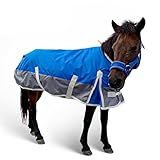 1200D Waterproof Horse Turnout Blanket for Mini Horse, Pony, Foal, Donkey 260g Medium Weight Winter Horse Blanket for Miniature Horses