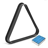 MoyanSuper Plastic Pool Ball Rack Billiard Ball Triangle Rack, Pool Table Ball Holder Positioning Rack,2-1/4" Pool Ball Rack
