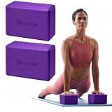 Gaiam Yoga Block - Supportive Latex-Free Eva Foam - Soft Non-Slip Surface with Beveled Edges for Yoga, Pilates, Meditation - Yoga Accessories for Stability, Balance, Deepen Stretches