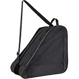 Maoopeen Roller Skate Bag, Breathable Ice Skate Bags, Figure Skating Bag, Roller Skate Accessories for Kids and Adults (Black)