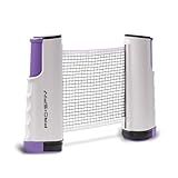 PRO-SPIN Retractable Ping Pong Net – 72" Table Tennis Net with Clamps | Portable Ping Pong Net for Any Table | Includes Custom Mesh Storage Bag | Replacement Table Tennis Net Posts (Purple)