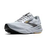 Brooks Men’s Adrenaline GTS 24 Supportive Running Shoe - Alloy/White/Gold Fusion - 9.5 Wide