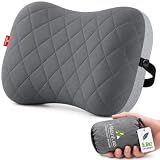 Hikenture Camping Pillow with Removable Cover, Ultralight Inflatable Pillow