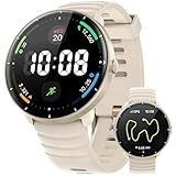 Parsonver Smart Watch for Swimming, 5ATM Waterproof Watch for Pool & Open Water, AI Swim Analysis, Built-in GPS & Compass, AMOLED Fitness Tracker 100+ Sport Mode, Heart Rate Sleep Monitor, French Grey