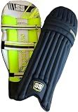 SS Cricket Match Premium Batting Leg Guards - Junior Size, (Navy Blue Color)
