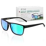 Arttodo Golf Sunglasses, UV Polarized Sunglasses for Men and Women, Lightweight Sunglasses with UV Protection for Golfer, Golf Accessories