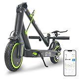 Electric Scooter for Adults,Folding E Scooter with 350W/500W Motor 19Mph Top Speed 18 Miles Range,8.5" Portable Commuting Motorized Kick Scooters (350W 19MPH 36V 7.8AH Battery 18 Miles - Green)
