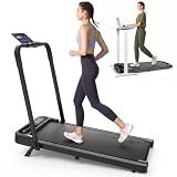 UREVO Strol 2E Pro Smart Walking Pad Treadmill with APP, 12% Incline, Compact Walking Pad with Safety Handle, Plug & Play, Desk Treadmill with LED Display, Walking & Running for Home Office