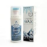 ANDYOUSKI 100ml Universal Liquid Ski & Snowboard Wax - All-Temperature, No-Iron Application, Fluorine-Free Formula