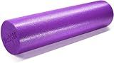 Yes4All Medium Firm Round PE Foam Roller 12, 18, 24, 36 Inches for Pilates, Yoga, Stretching, Balance & Core Exercises