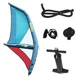 JDINAAS Inflatable Windsurf Sail, 45.21Ft² Paddle Board Sail Freestanding Windsurf with Inflatable Pump for Surf 14.27 x 6.17 Ft