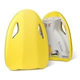 Asiwo MAKO Electric Swimming Kickboard, 3-Speed Swim Training Board for Kids & Adults, Rechargeable Pool Float for Water Sports & Swim Practice (Yellow)