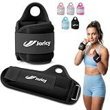Wrist Weights with Thumb Loops Lock for Men Women 6LBS Pair (3 LB Each Weight) Arm Ankle Weights Weighted Gloves for Running Walking Jogging Strength Training Gym Workout Cardio Exercises, Black