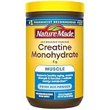 Nature Made Micronized Creatine Monohydrate Powder 5g per Serving, 450 g | Unflavored Drink Mix Powder for Muscle Support, Creatine Monohydrate Supports Muscle Recovery After Exercise, 90 Day Supply