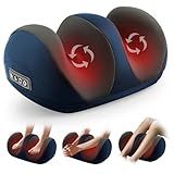 CCHYF Foot Massager with Heat, Shiatsu Foot and Calf Electric Kneading Massager Machine with Roller for Relaxation, Plantar Fasciitis, Pain Relief, Gifts for Women & Men(Blue)