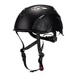 ClimbPro Safety Helmet for Rock Climbing – Durable, Lightweight Shell, Adjustable Chin Strap, Ventilated Design for Outdoor Adventure. (Black)