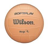 Wilson AVP Soft Play Volleyball - Official Size, Orange