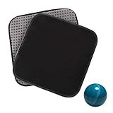 ymkupe Microfiber Bowling Ball Towel 10 Inches x 8 Inches Bowling Shammy Pad with Easy-Grip Dots Premium Quality Cleaning Pad Bowling Alley Accessories and Oil to Improve Grip and Precision