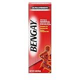 Bengay Ultra Strength Topical Pain Relief Cream, Non-Greasy Topical Analgesic for Minor Arthritis, Muscle, Joint and Back Pain, Camphor, Menthol and Methyl Salicylate, 4 OZ