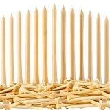 JYWYBF 110 Pcs Bamboo Golf Tees 3 1/4 Inch, Friendly Biodegradable, Long and Tall Golf tees, More Durable and Stable (110, 3 1/4 inch)