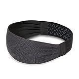 ReDesign Apparels Performance Headband for Men Women - Running, Cycling, Yoga, Tennis, Badminton and Other Sports (Various Colors) (Black Pattern)