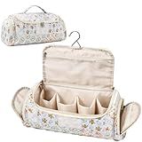 SOIDRAM Hair Tools Travel Case For Shark Flexstyle Quilted Dyson Airwrap Travel Bag with Hanging Hook For Hair Curler Accessories, Cute Dustproof Travel Organizer