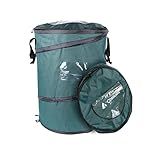 Coghlan's Deluxe Durable Pop-Up Trash Can – Collapsible Garbage Bin with Zippered Lid, Bag Clips, and Anchoring Points for Camping, Home, and Outdoor Use – 29.5 Gallon