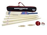H&A Sports Kids Wooden Cricket Set Size 3 & 5 (Size 3)