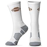 ChalkTalkSPORTS Football Performance Crew Socks - Ball - Football Mid-Calf Sock - Adult