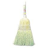 UNISAN Warehouse Broom, Corn Fiber Bristles, 42 Inch Wood Handle, Natural (932C)
