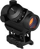 Beileshi Red Dot Sight, 4 MOA Compact Red Dot Gun Sight Rifle Scope with 1 inch Riser Mount (Black Color)
