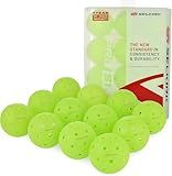 Selkirk Sport Pro S1 Ball | Crack-Resistant | 38 Hole Outdoor Pickleball Balls | USAPA Approved Pickle Ball for Tournament Play | Advanced Aerodynamics | 12 Pack Pickleballs |