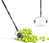 NEEWER Tennis Ball Pickleball Collector Roller, No Bending Over Quick Rolling Picker for 1.5"-3" Balls, 30-58"/77-148cm Telescopic Golf Ball Retriever for Up to 40 Tennis Balls, TB01S