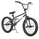 67i BMX Bike 18/20/24 Inch, Single Speed with Rear Brake (Black)
