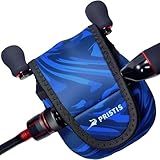 Pristis Baitcasting Reel Cover, Thick Neoprene Baitcaster Reel Protection Cover, Protective Casting Reel Sleeve, Durable Fishing Spool Storage Wrap Case Gear, Fits 200 300 400 Series, Medium