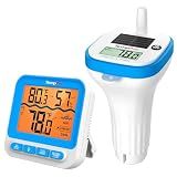 TempPro TempAir Solar Pool Thermometer Floating with Waterproof Sensor