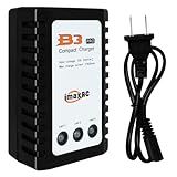 Tosiicop B3 Lipo Battery Charger - 2S 3S RC Balance Chargers AC 7.4-11.1V 10W with XH3P XH4P Plug for RC Car Batteries Drone Boat Airplane Truck Quadcopter Airsoft SCX24 SCX10
