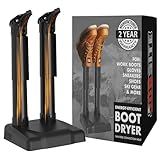 JobSite Boot Dryer - Silent Shoe & Glove Dryer, Warmer, Deodorizer for Work Boots, Winter Gloves & Ski Boot Liners - Fanless, 36W