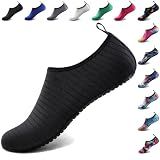 Water Shoes for Women Men Quick-Dry Aqua Socks Swim Beach Outfits Barefoot Yoga Exercise Wear Sport Accessories Pool Camping Must Haves River Hiking Youth Adult Size 8.5-9.5 Women/ 7.5-8.5 Men