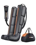 JZBRAIN Sequential Air Leg Compression Massager - FSA HSA Professional Full Leg Compression Boots for Athletes - Adjustable Intensity for Post-Workout Muscle Relaxation - Gifts for Him Her