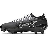 Under Armour Men's Blur Pro Football Cleats, (004) Black/Black/White, 10, US