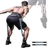 celestite Vertical Jump Trainer for Volleyball Basketball Home Gym, Vertimax Jump Machine Resistance Bands, Adjustable Jump Training Equipment Substitute Plyometric Jump Box (Height 5'3-6'8"-100lbs)