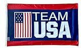 USA Olympic Team Hanging Banner Flag 3x5ft Flag Man Cave Garage Sports