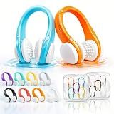 Swimming Nose Clip - 10 Packs Silicone Swim Nose Plugs for Kids (Age 7+) and Adults,Waterproof Pool Nose Plugs for Diving Swimming and Other Water Sports with Storage Box,Multi-Color