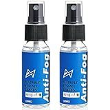 Safe Anti Fog Spray for Swim Goggles, 2 Pack Quick and Long-Lasting Defogger for Swim Goggles Ski Goggles Snorkel Mask Scuba Diving Mask Motorcycle Helmet Visor Hockey Shield